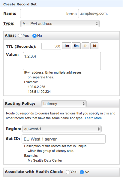 向 Route53 添加新记录