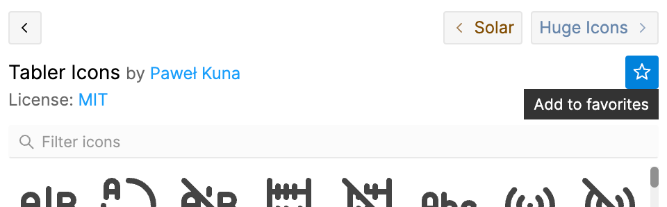 Iconify for Figma：收藏图标集